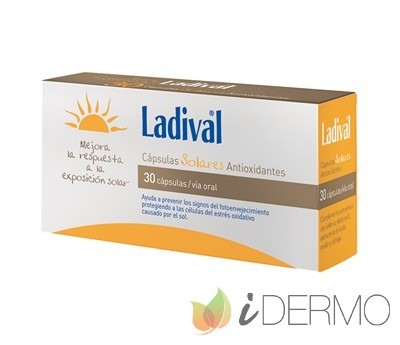 PACK LADIVAL CÁPSULAS SOLARES ANTIOXIDANTES 30 UNID 2X1